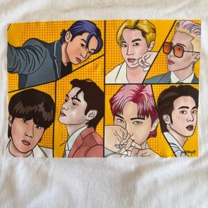 BTS Colorful Pop Art Graphic Tee | New